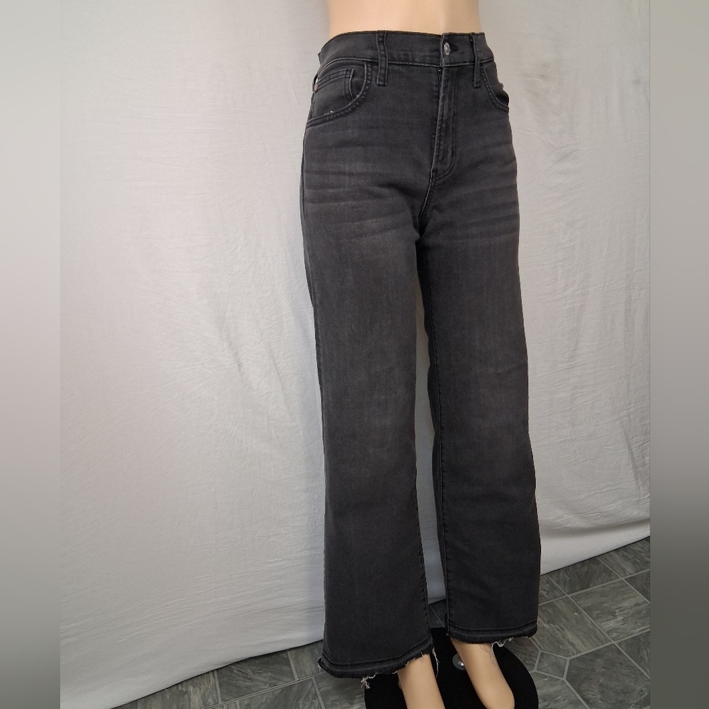 Hudson Jeans Washed Black Cropped Straight Ankle - Picture 4 of 16